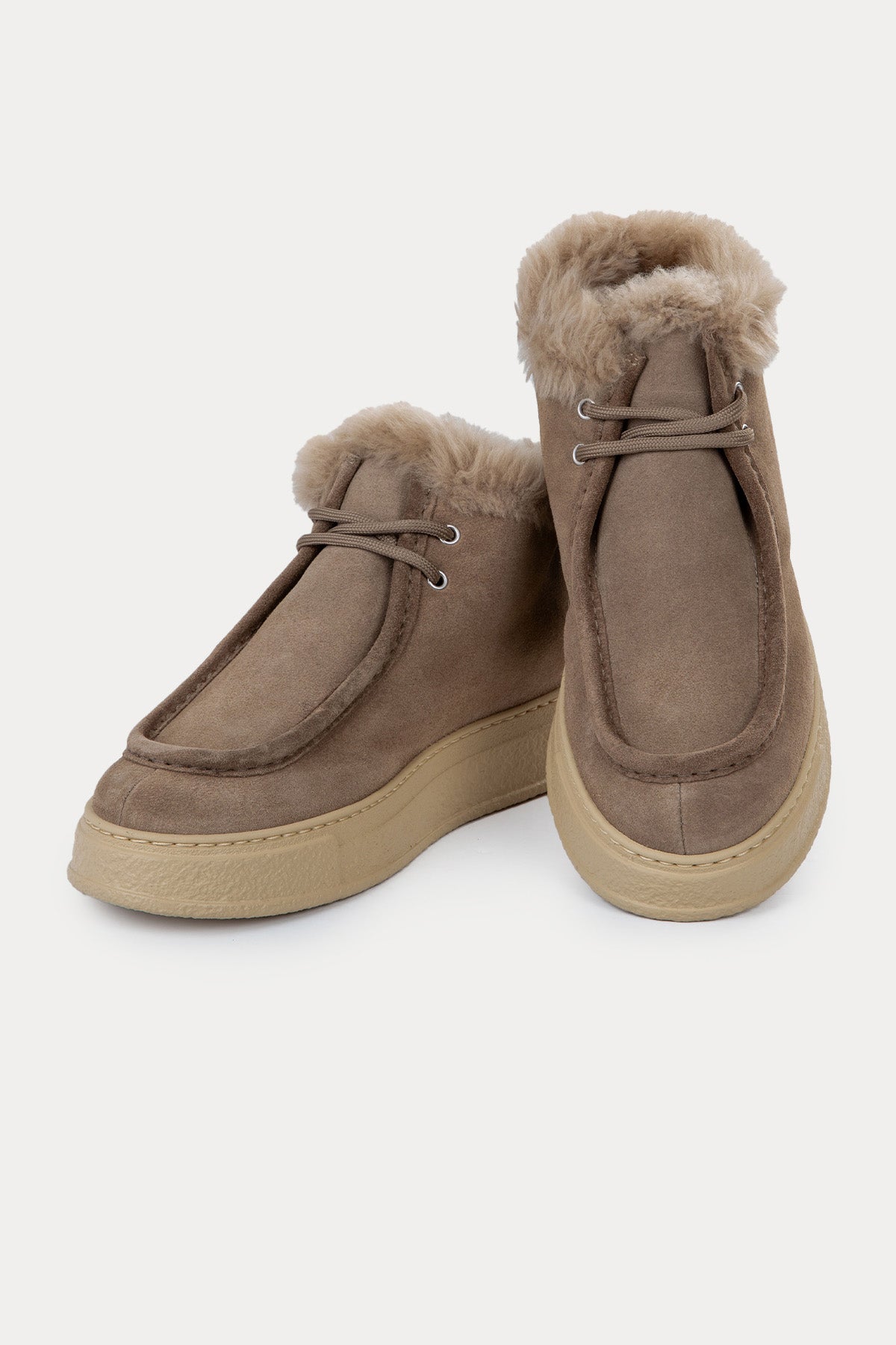 Agl Giuly İçi Kürklü Extralight Taban Süet Kısa Bot