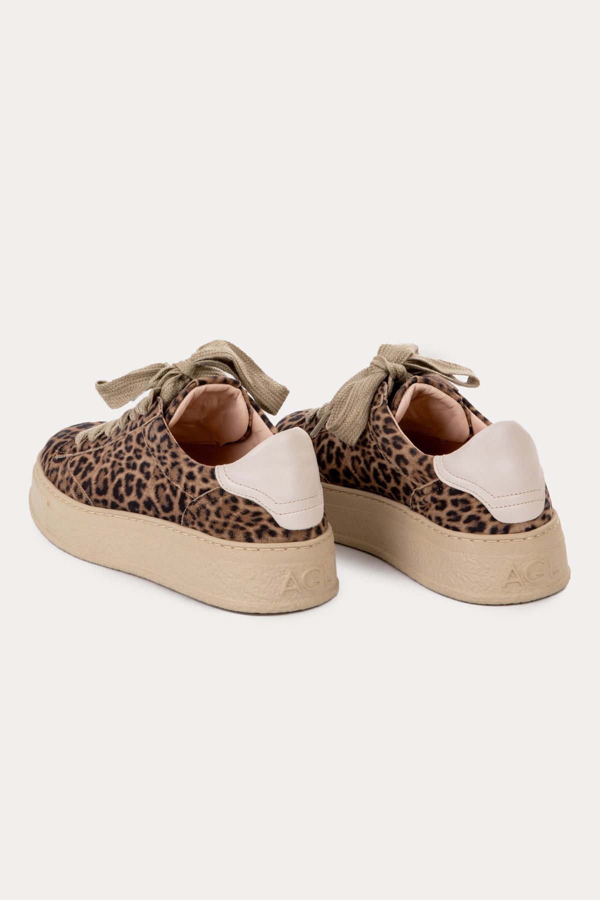 Agl Giuly Leopar Desenli Süet Sneaker Ayakkabı-Ayakkabı-Libas