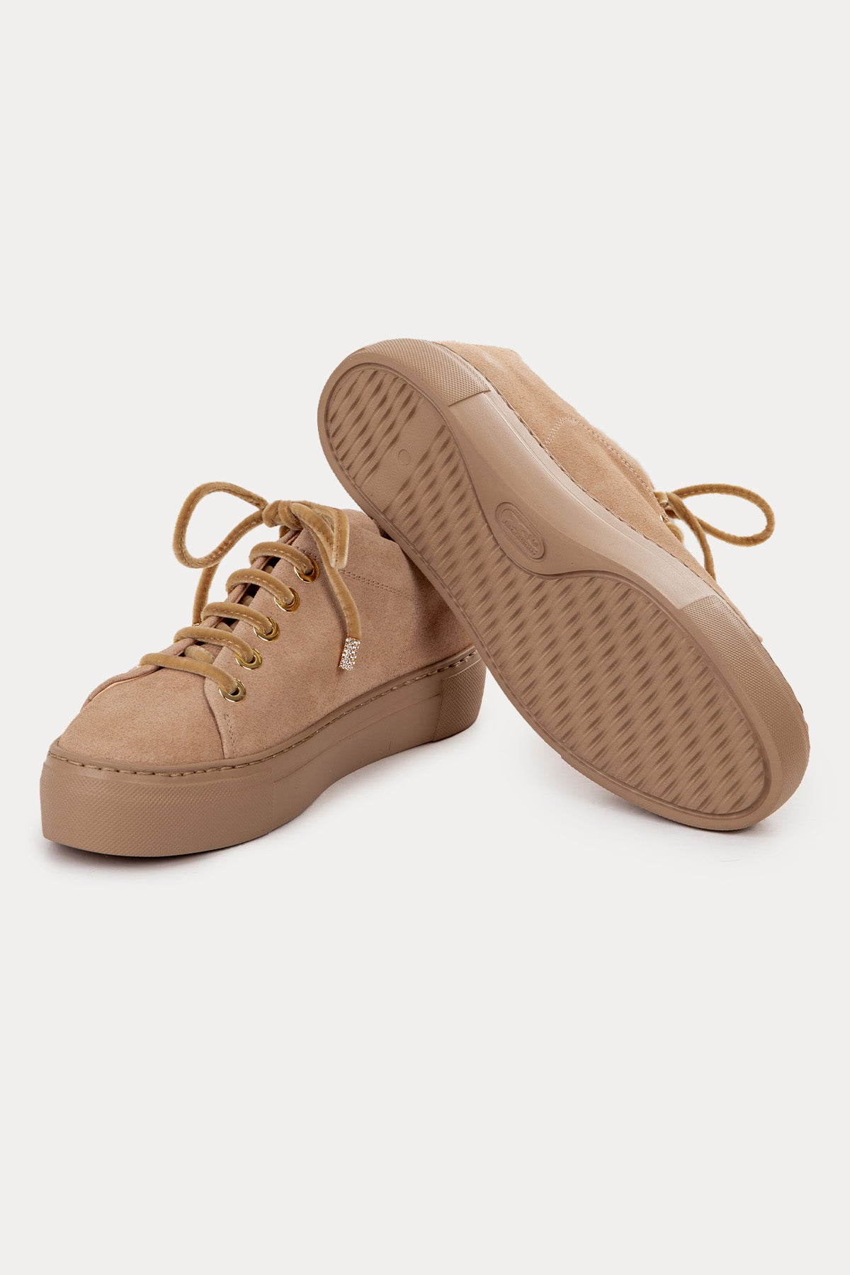 Agl Crystal New Extralight Taban Süet Sneaker Ayakkabı