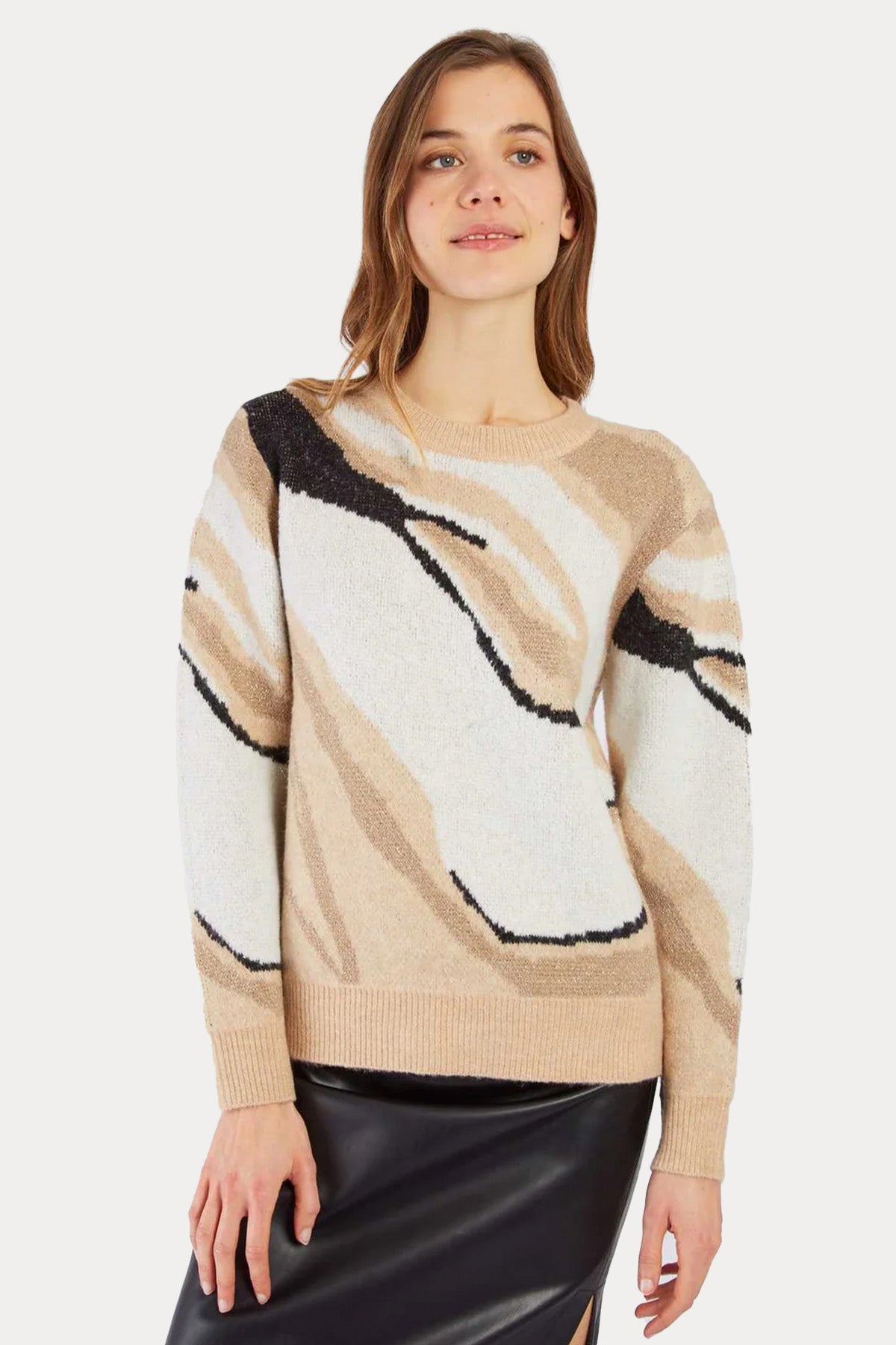 Rene Derhy Desenli Örgü Triko