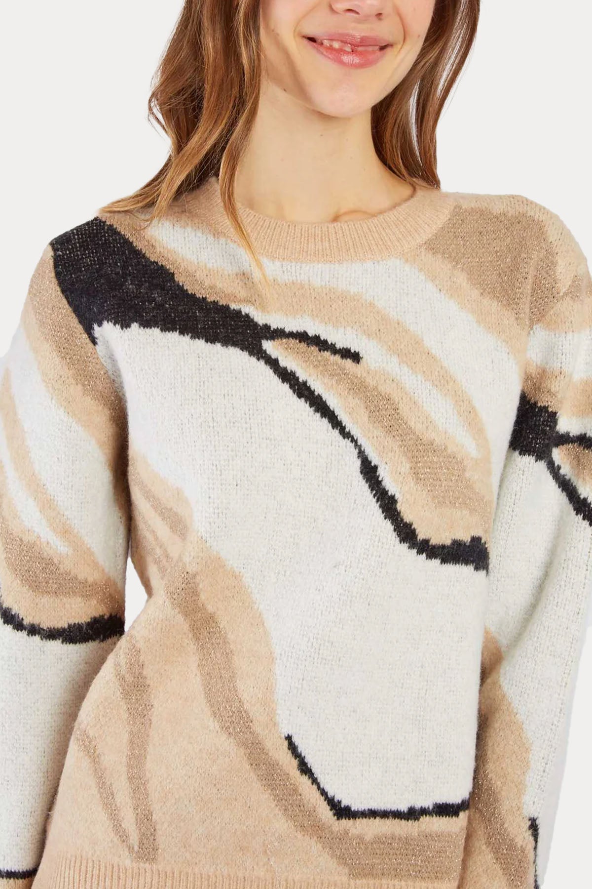 Rene Derhy Desenli Örgü Triko