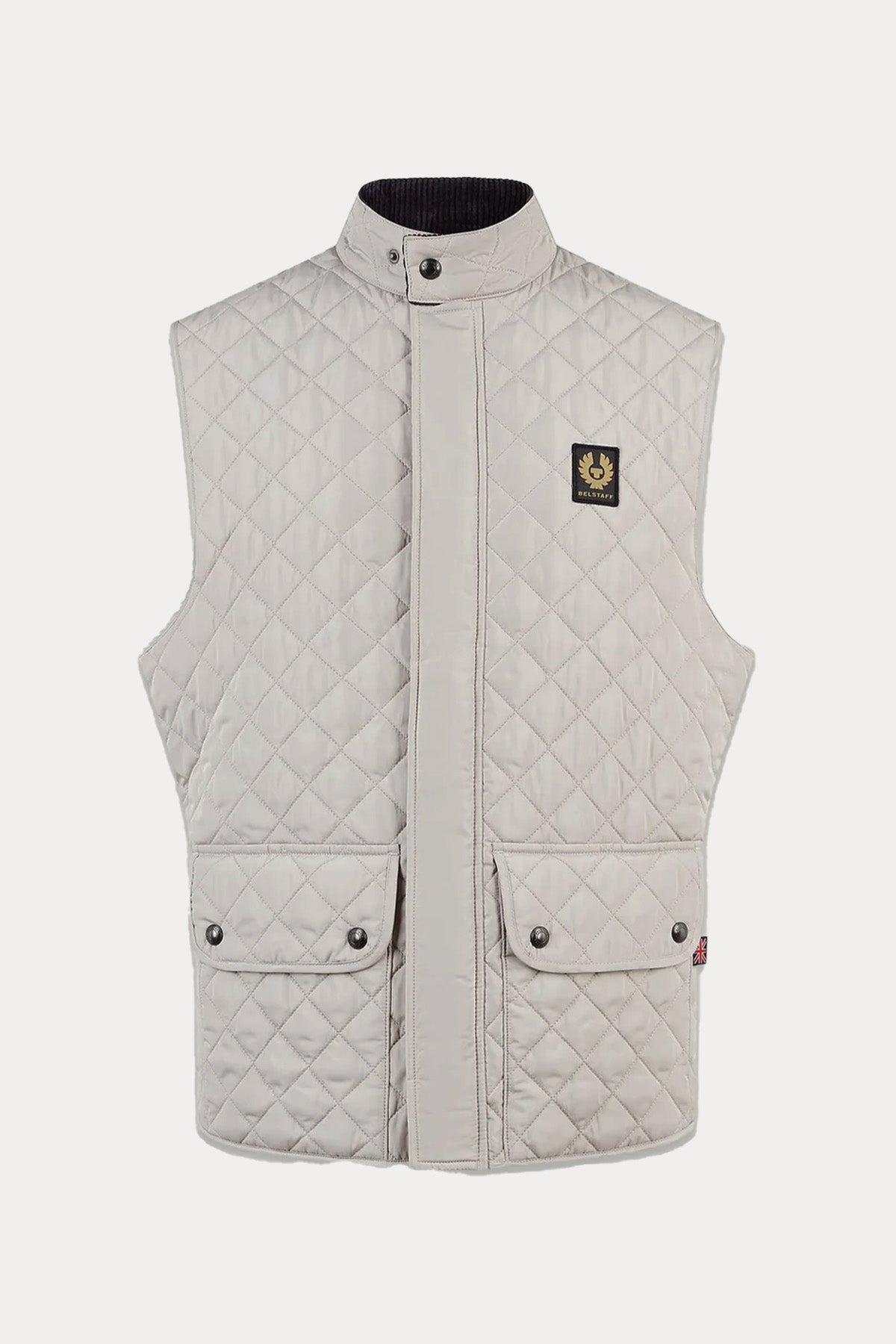 Belstaff Icon Gilet Dik Yaka Kapitone Puffer Yelek