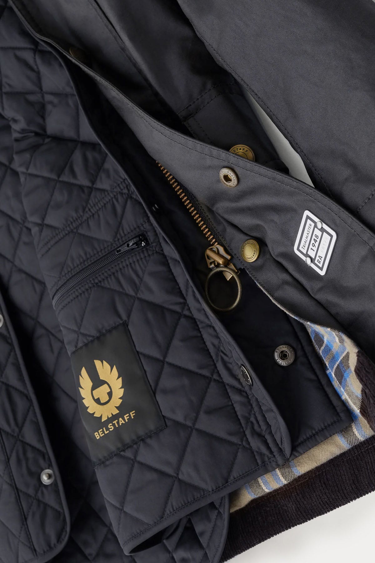 Belstaff Icon Gilet Dik Yaka Kapitone Puffer Yelek