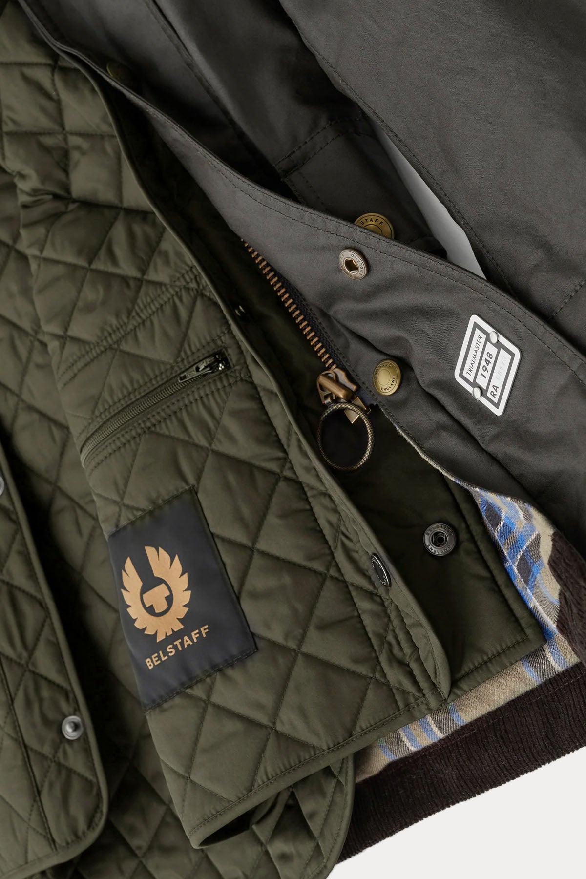 Belstaff Icon Gilet Dik Yaka Kapitone Puffer Yelek