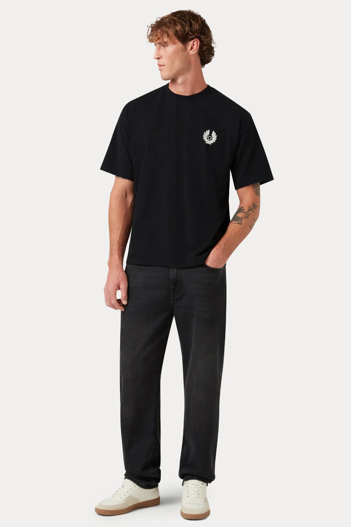 Belstaff Geniş Kesim Logolu T-shirt