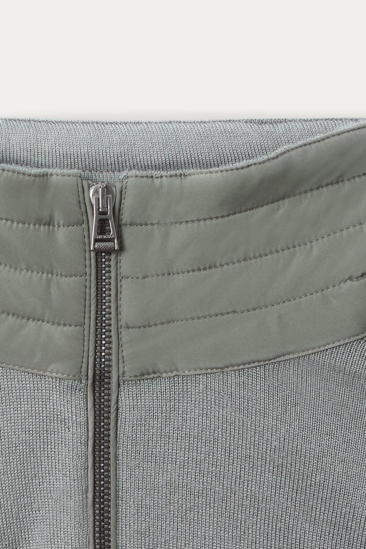 Belstaff Slim Fit Dik Yaka İnce Örgü Triko Ceket