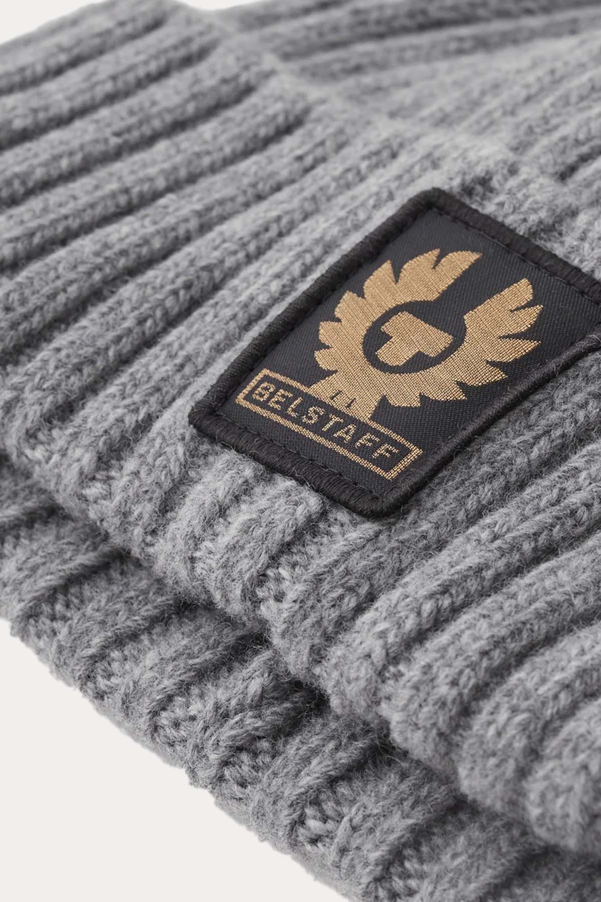 Belstaff Logolu Örgü Yün Bere