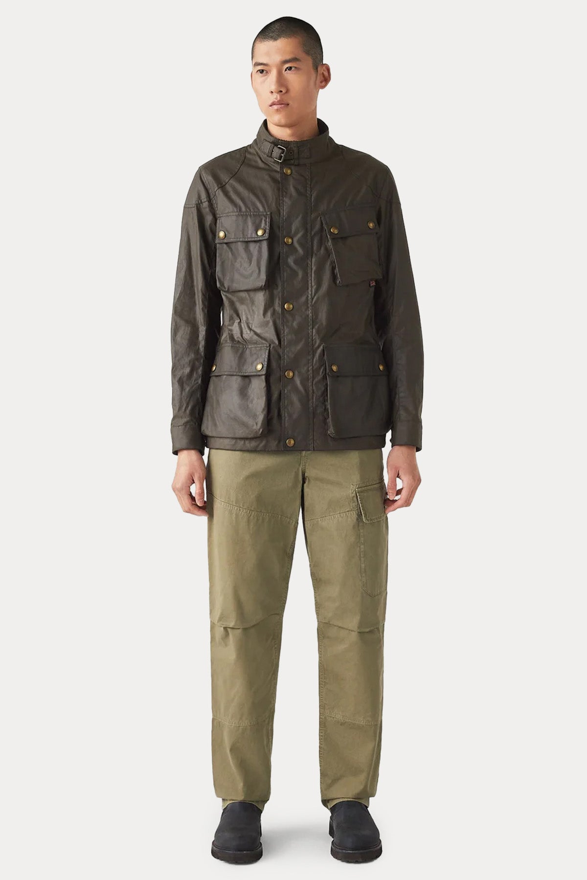 Belstaff Icon Fieldmaster Mumlu Kumaş Mont