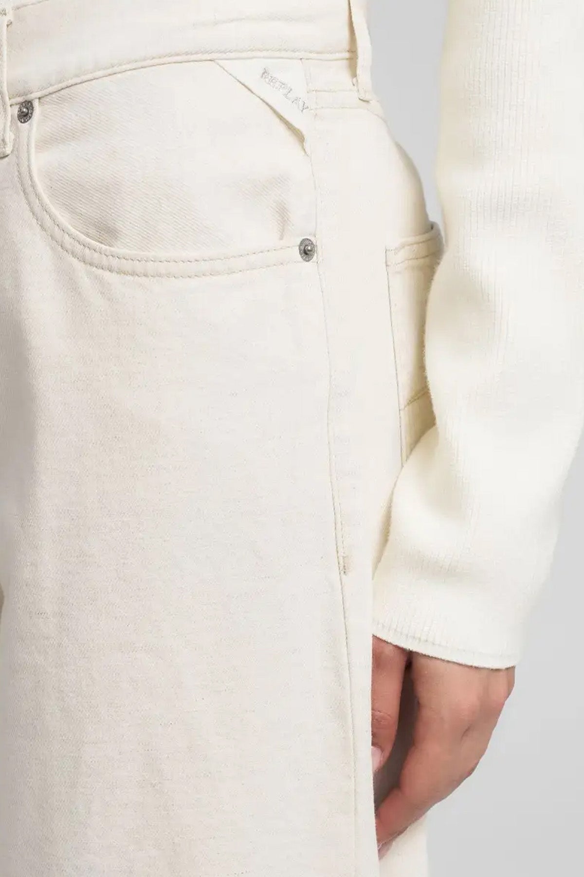 Replay Nalaja Relaxed Fit Yüksek Belli Jeans