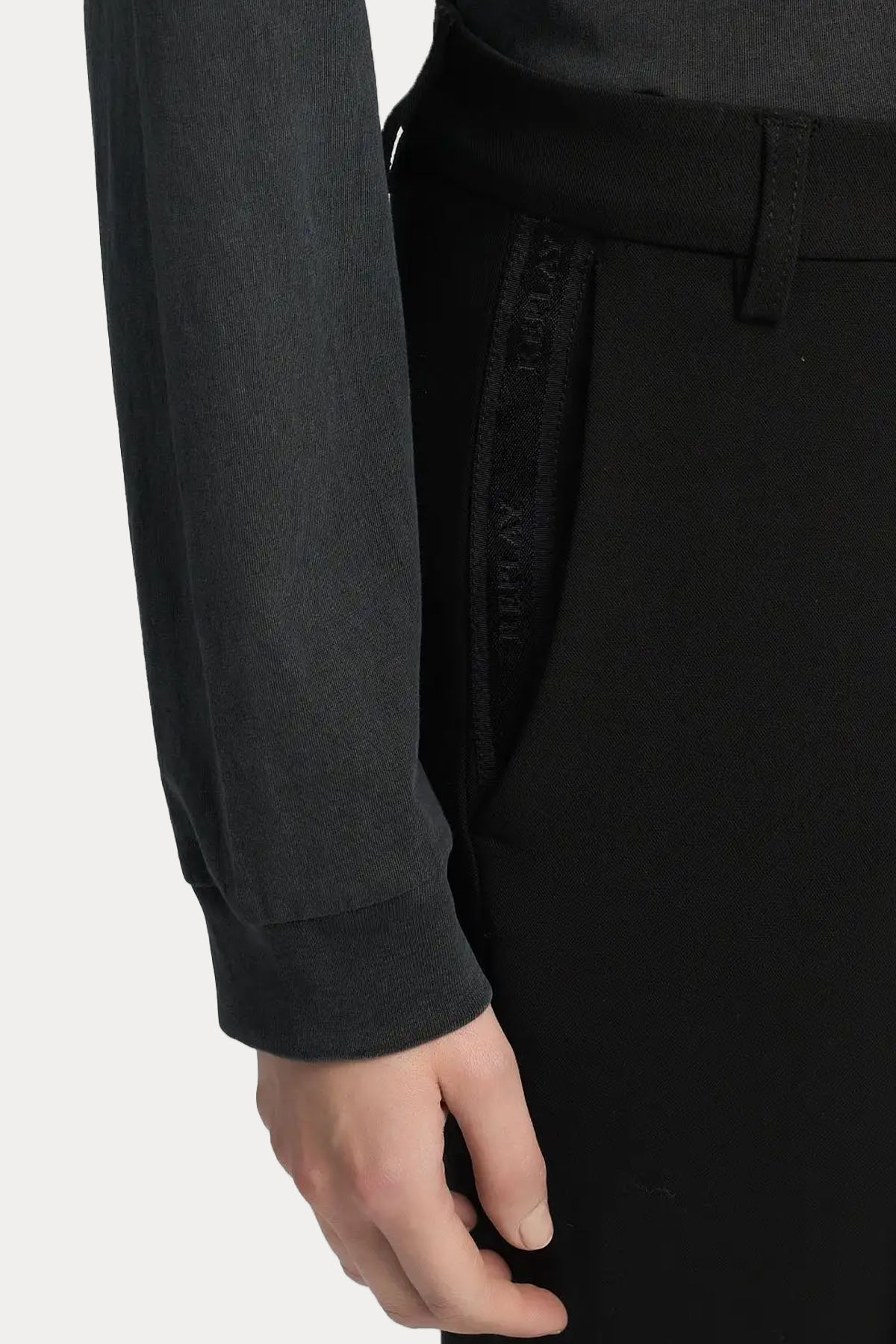 Replay Regular Fit Yandan Cepli Pantolon