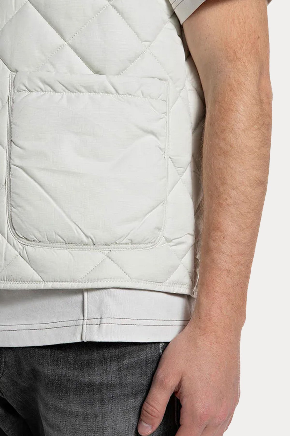 Replay Regular Fit Kapitone Desenli İnce Puffer Yelek