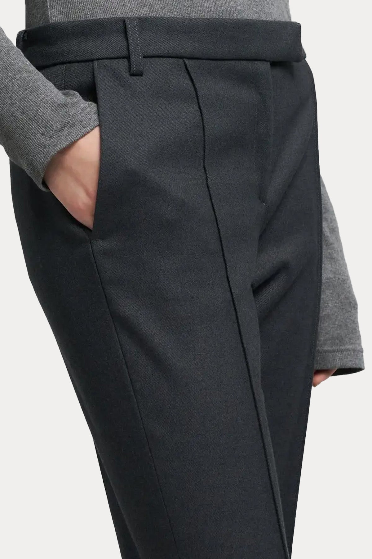 Replay Regular Fit Yandan Cepli Crop Pantolon