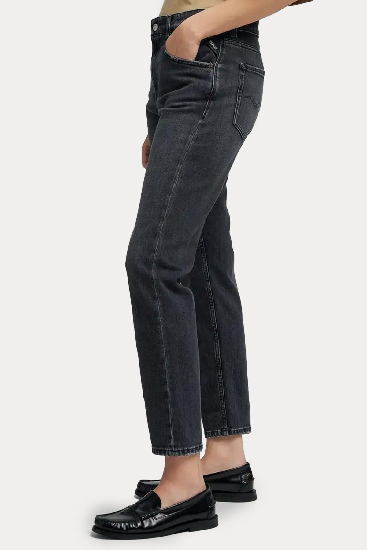 Replay Marty Boyfriend Fit Yıkamalı Jeans