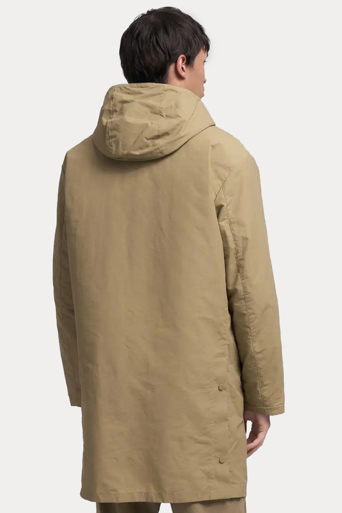 Replay Logolu Kapüşonlu İnce Parka