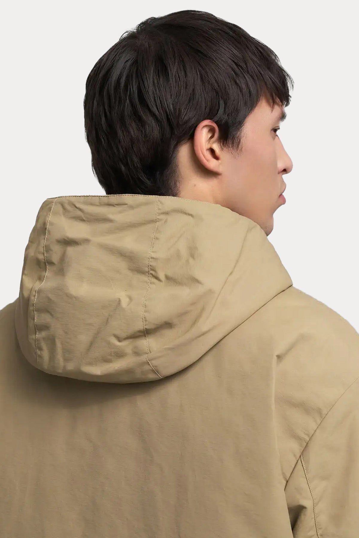 Replay Logolu Kapüşonlu İnce Parka