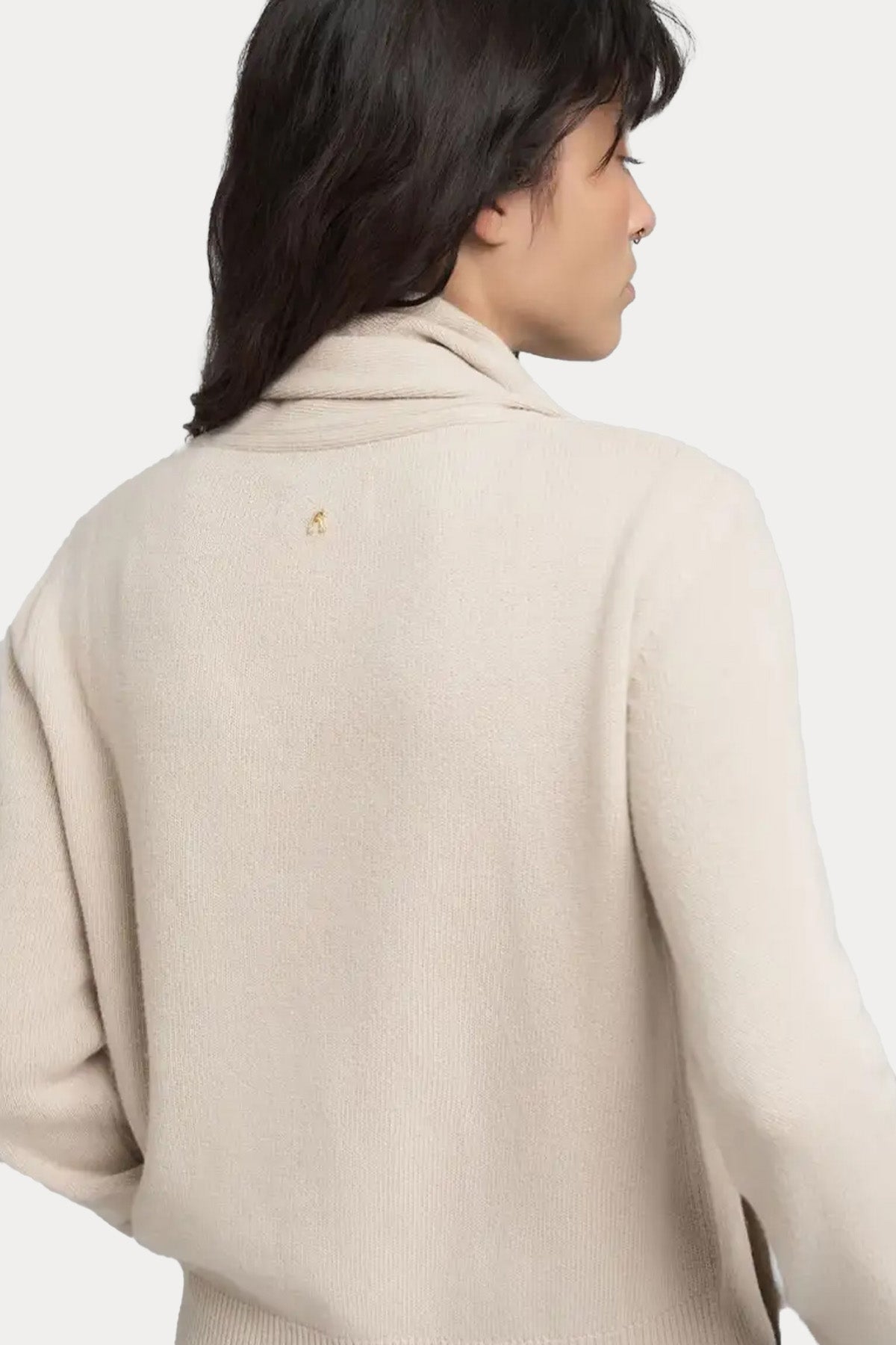 Replay Regular  Fit Balıkçı Şal Yaka Örgü Yün Triko