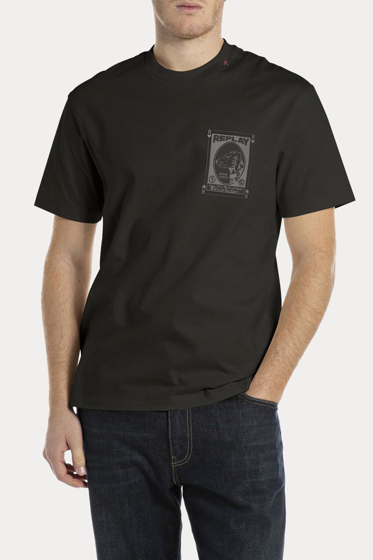 Replay Regular Fit Yuvarlak Yaka Logolu T-shirt