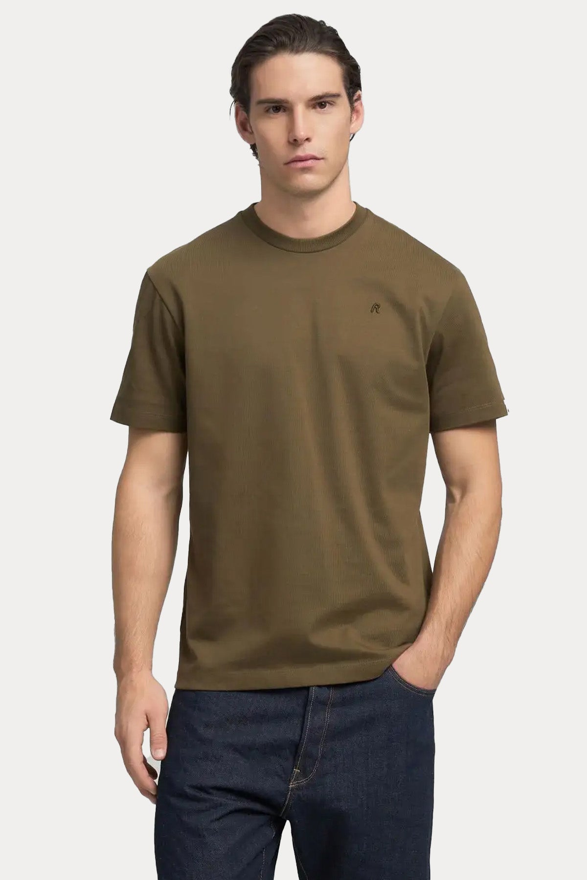 Replay Relaxed Fit Yuvarlak Yaka Logolu T-shirt