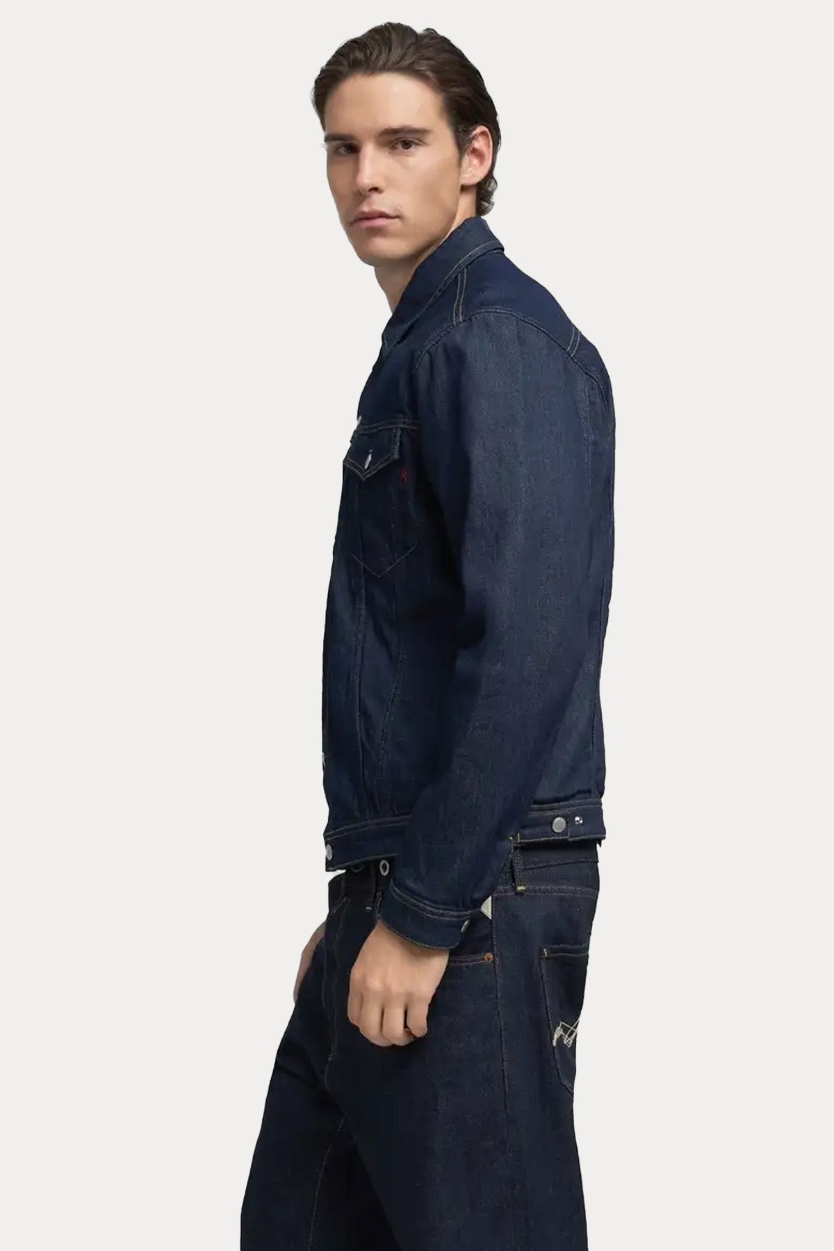 Replay Regular Fit Yıkamalı Denim Ceket