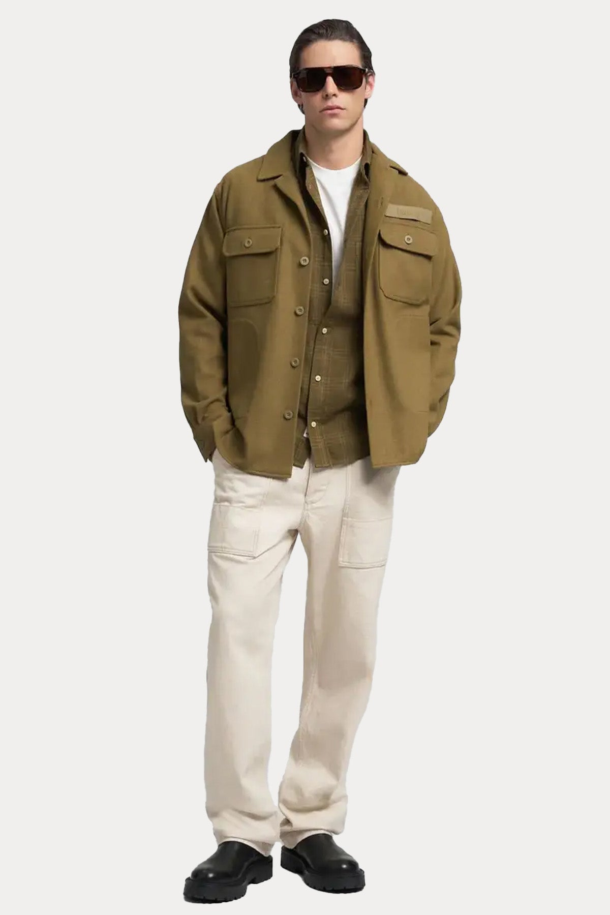 Replay Regular Fit Cep Detaylı Logolu Gömlek Ceket