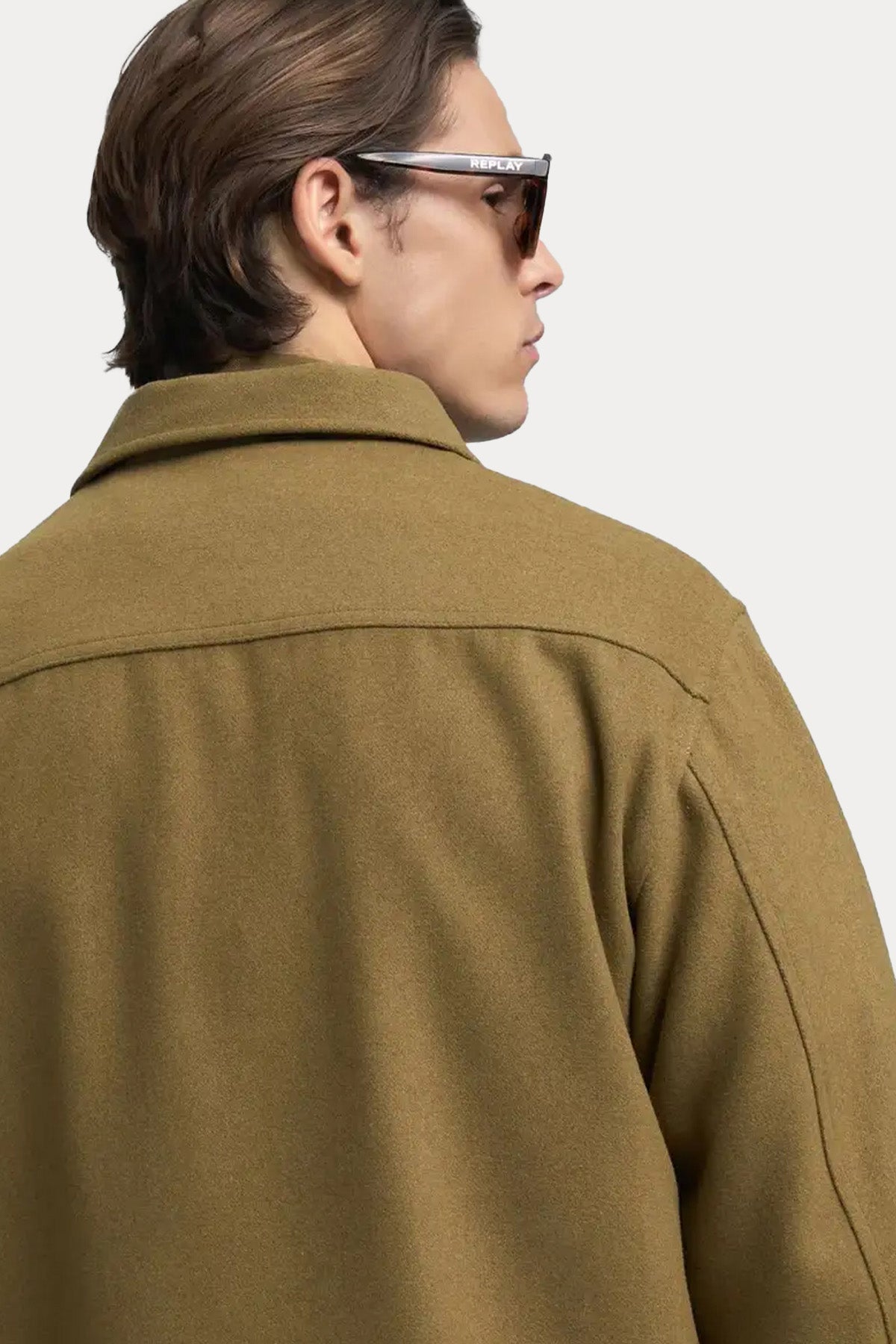 Replay Regular Fit Cep Detaylı Logolu Gömlek Ceket