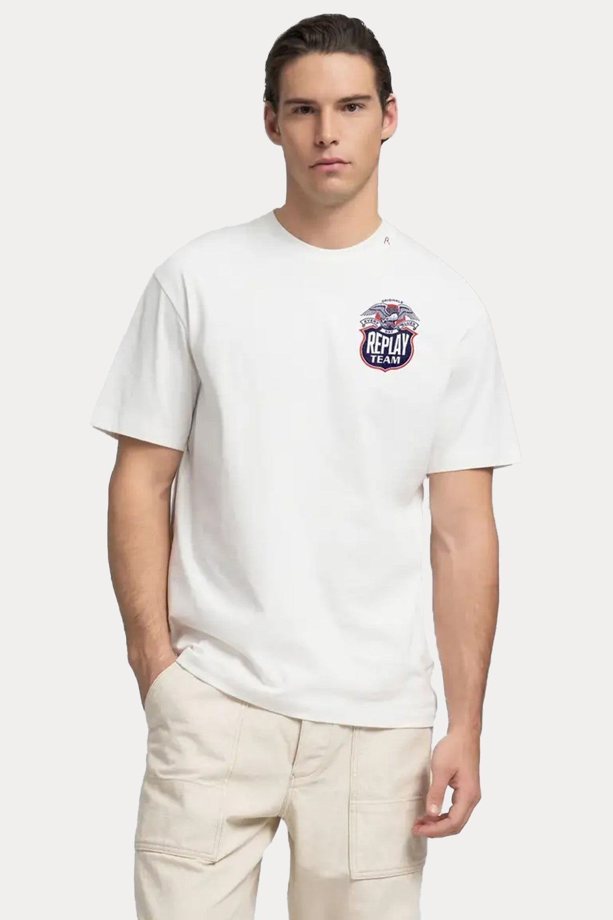 Replay Regular Fit Yuvarlak Yaka Logolu T-shirt