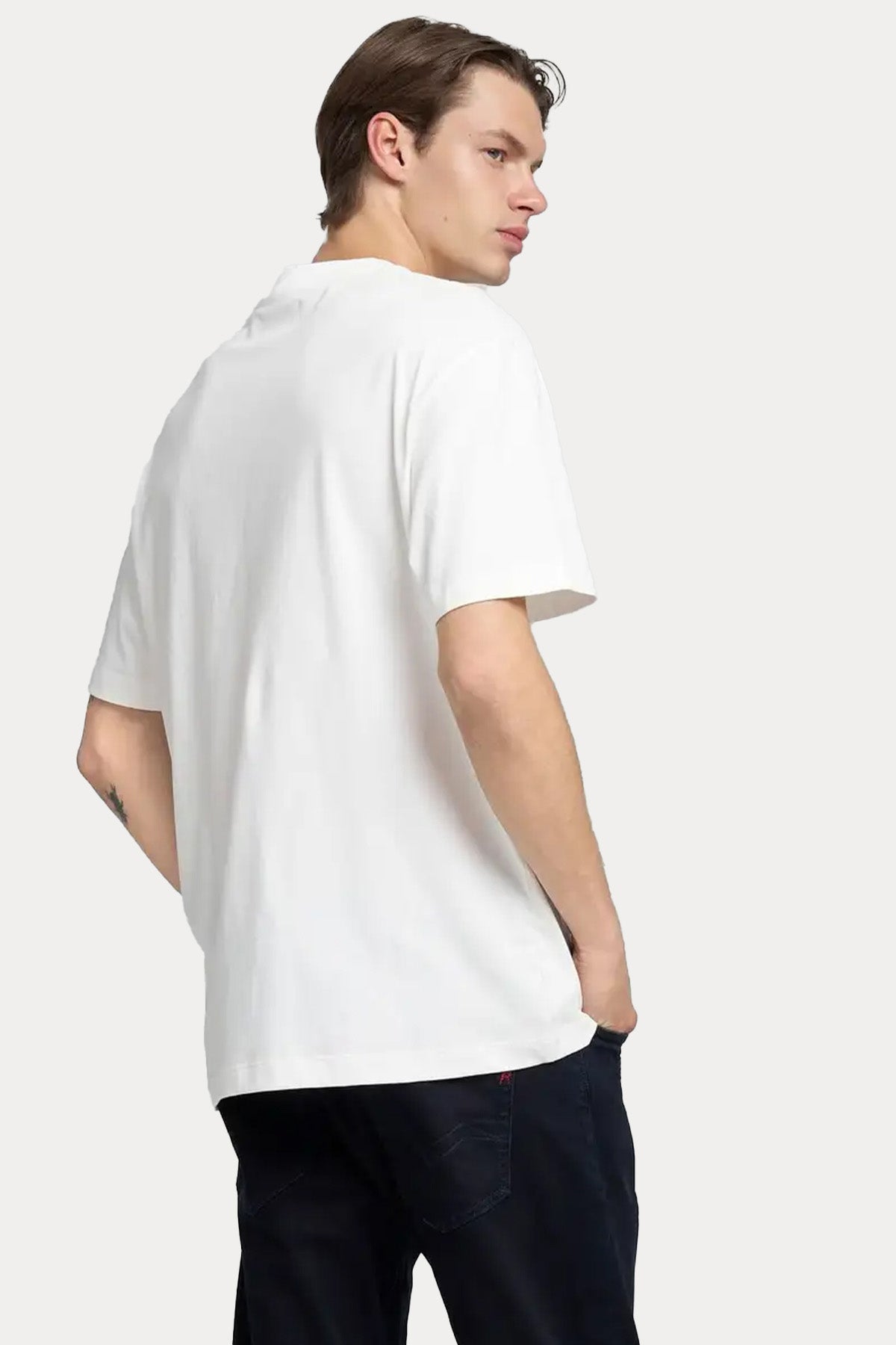 Replay Relaxed Fit Yuvarlak Yaka T-shirt