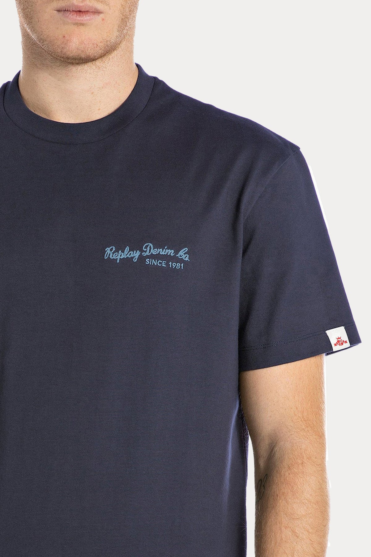 Replay Regular Fit Yuvarlak Yaka Logolu T-shirt