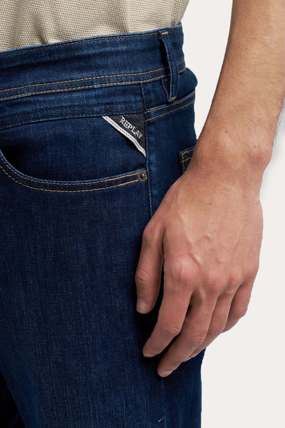 Replay Grover Straight Fit Yıkamalı Jeans