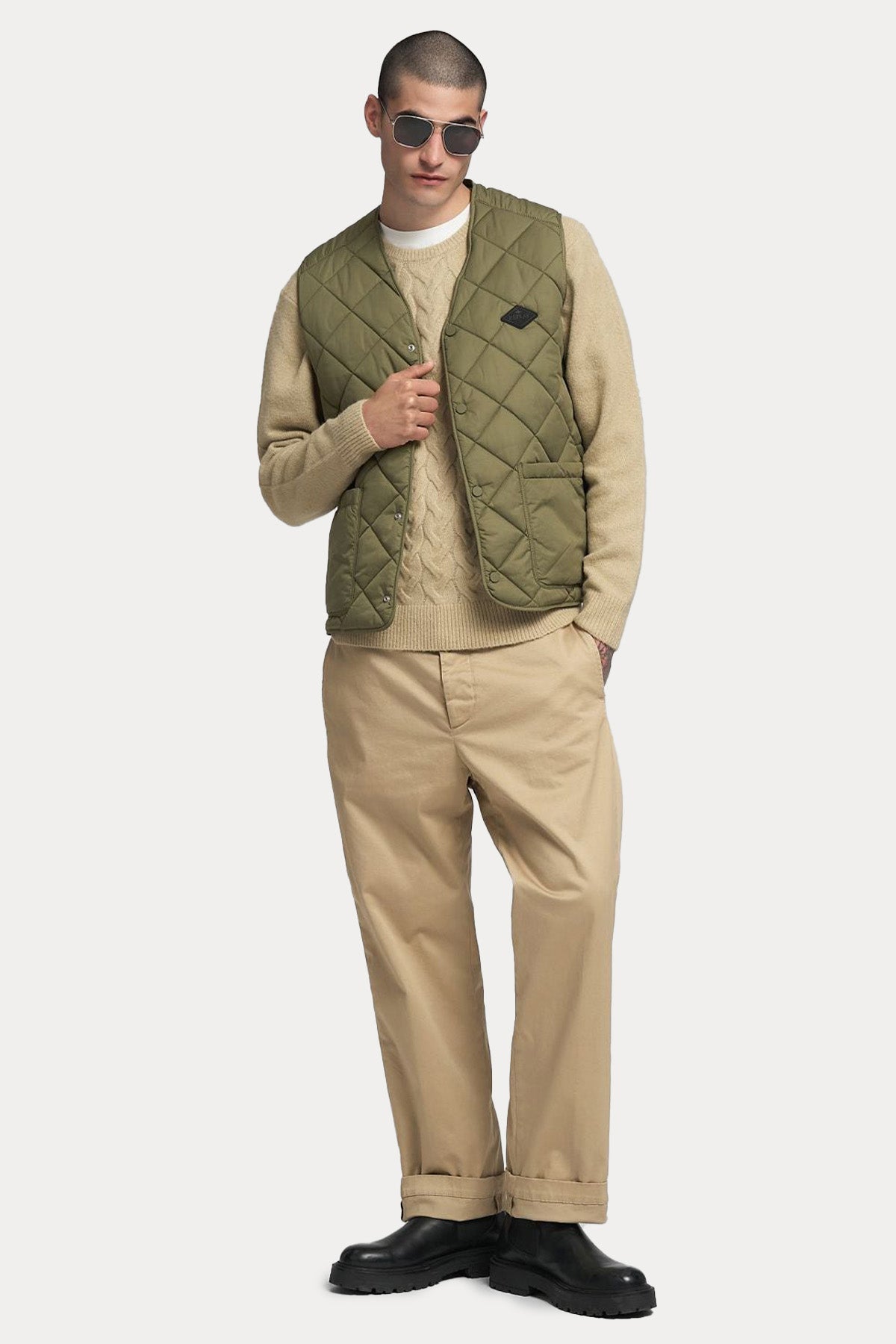 Replay Regular Fit Kapitone Desenli İnce Puffer Yelek