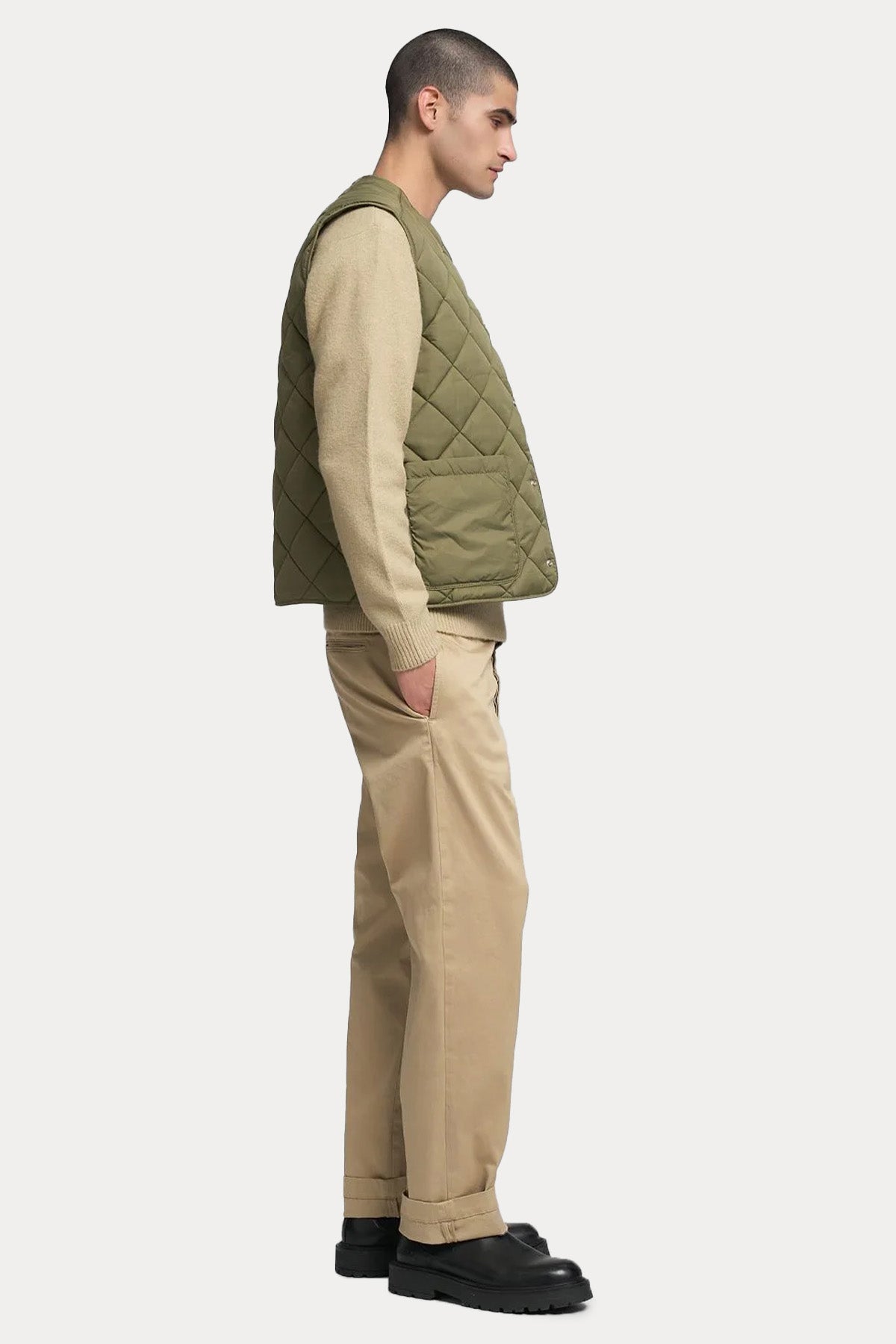 Replay Regular Fit Kapitone Desenli İnce Puffer Yelek