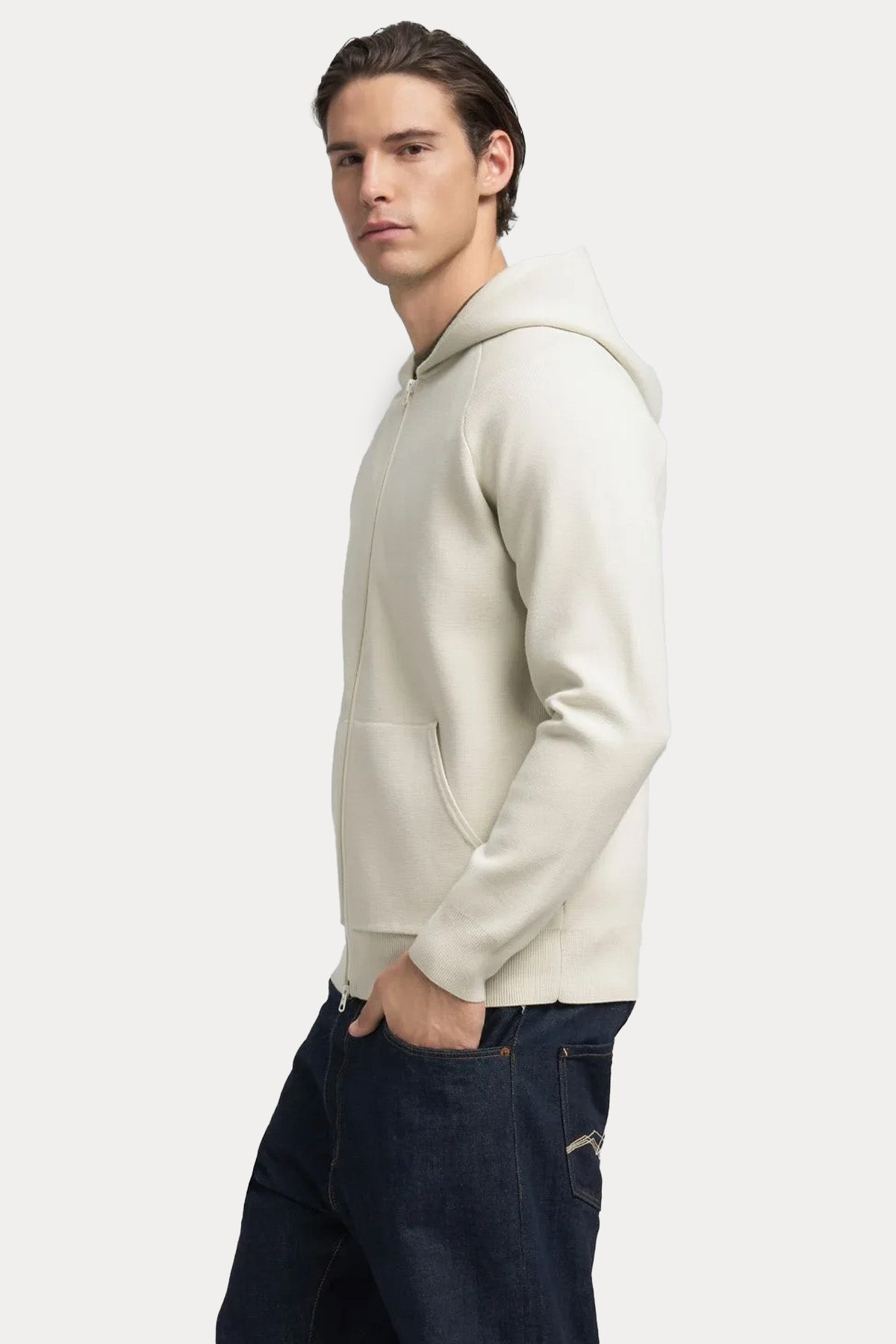 Replay Regular Fit Kapüşonlu Sırtta Logolu Sweatshirt Ceket