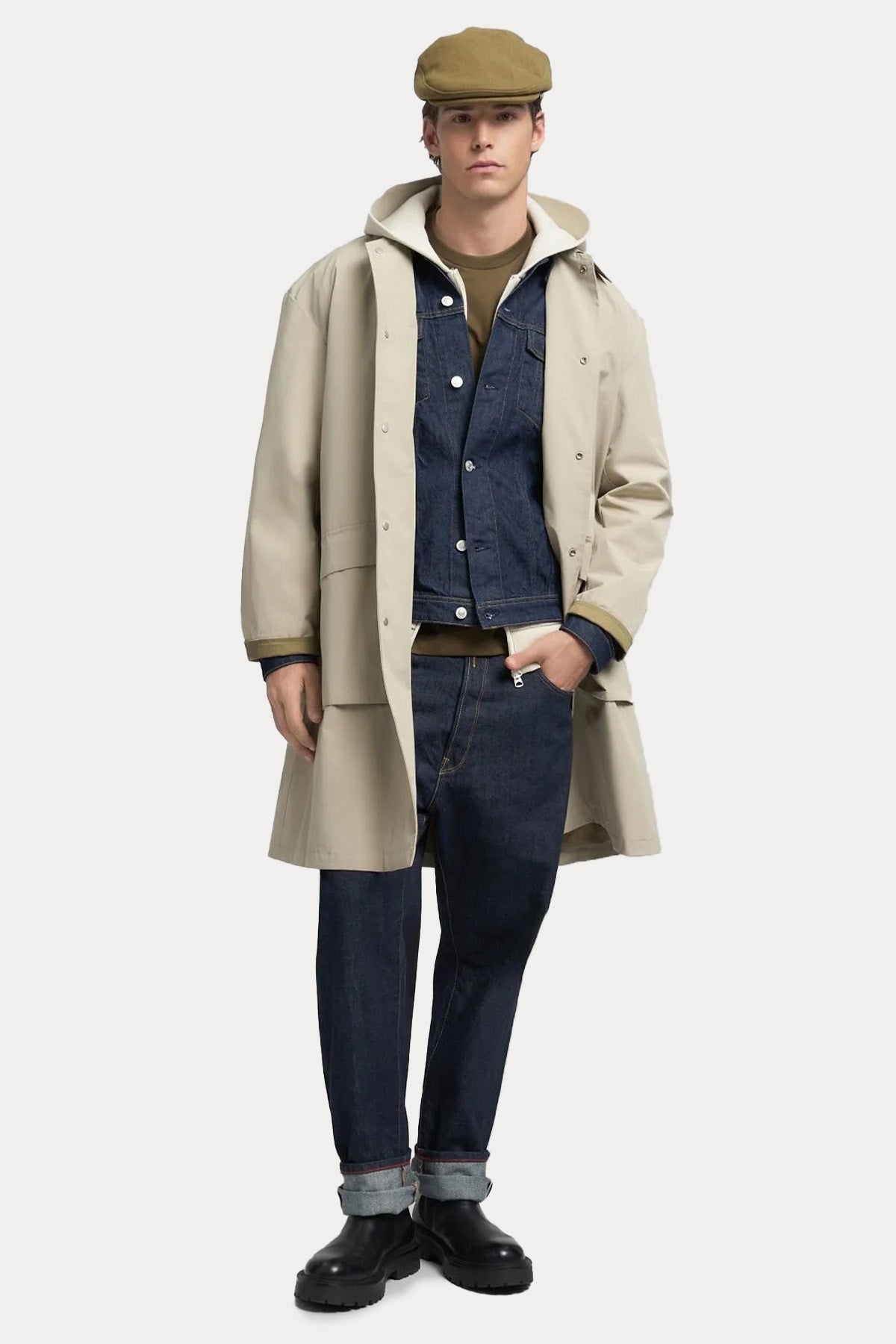 Replay Regular Fit Kemerli Trençkot