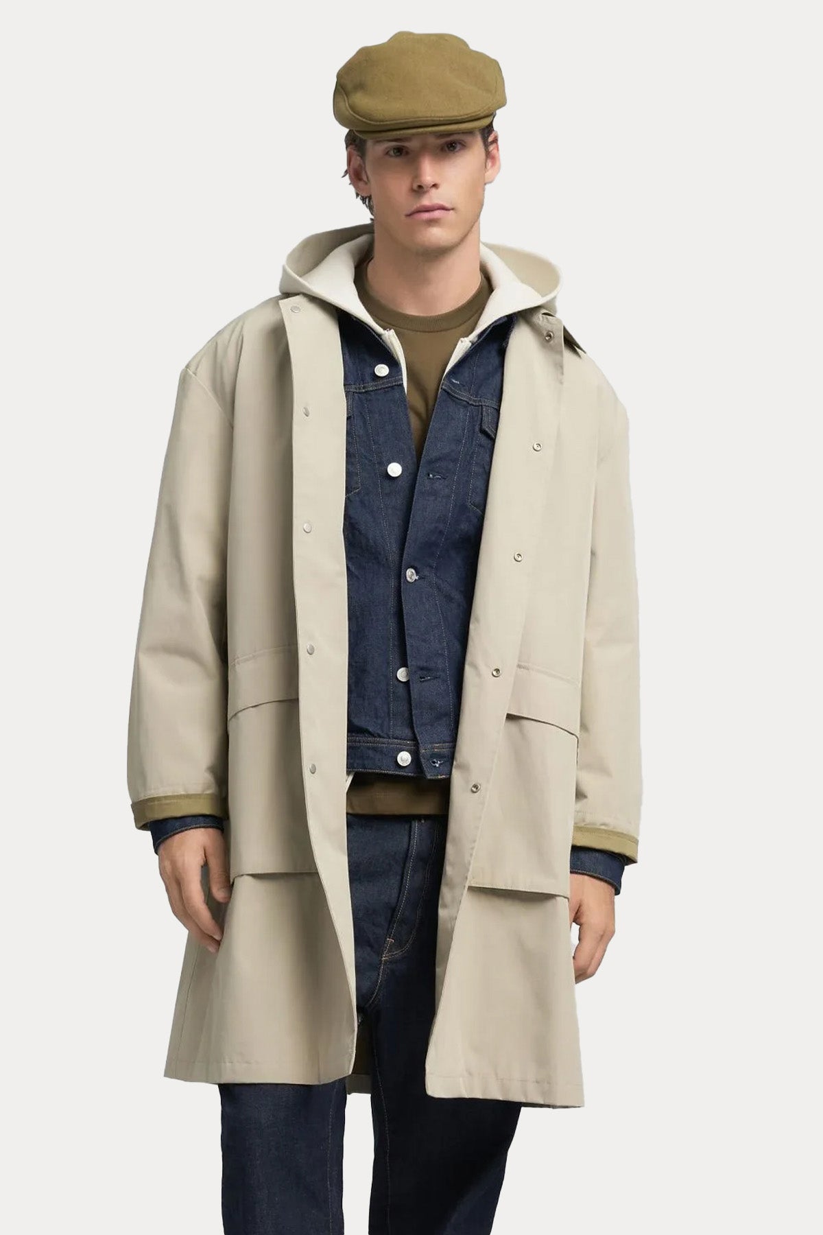 Replay Regular Fit Kemerli Trençkot