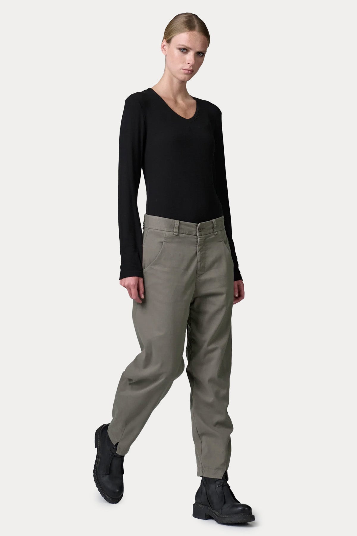 Transit Comfort Fit Yandan Cepli Streç Pantolon