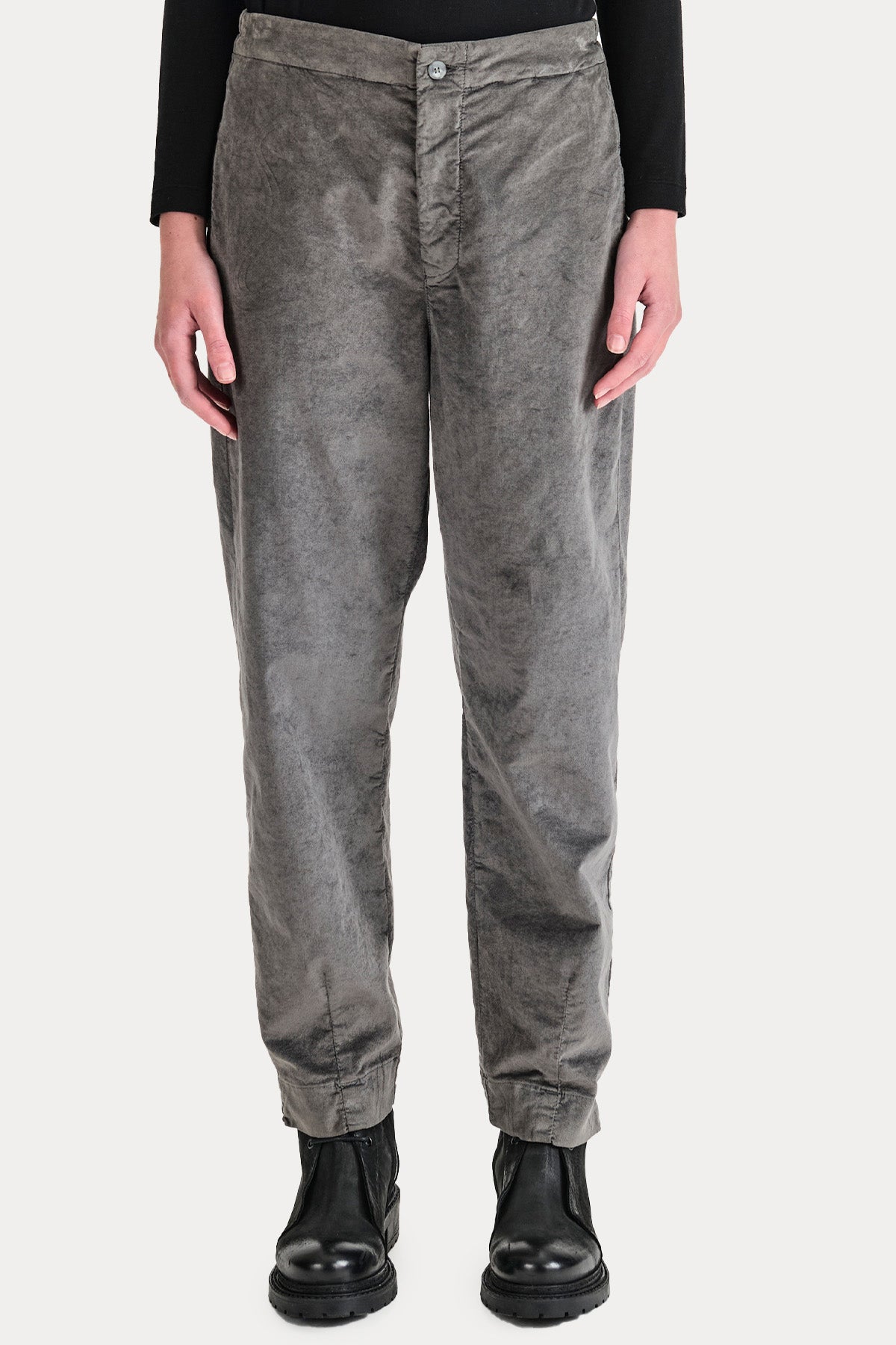 Transit Comfort Fit Beli Lastikli Yandan Cepli Pantolon