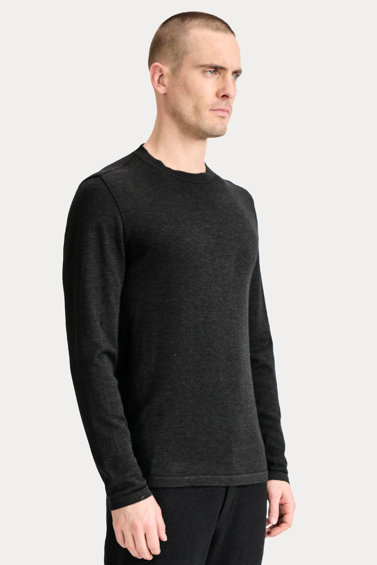 Transit Comfort Fit İnce Örgü Yün Triko