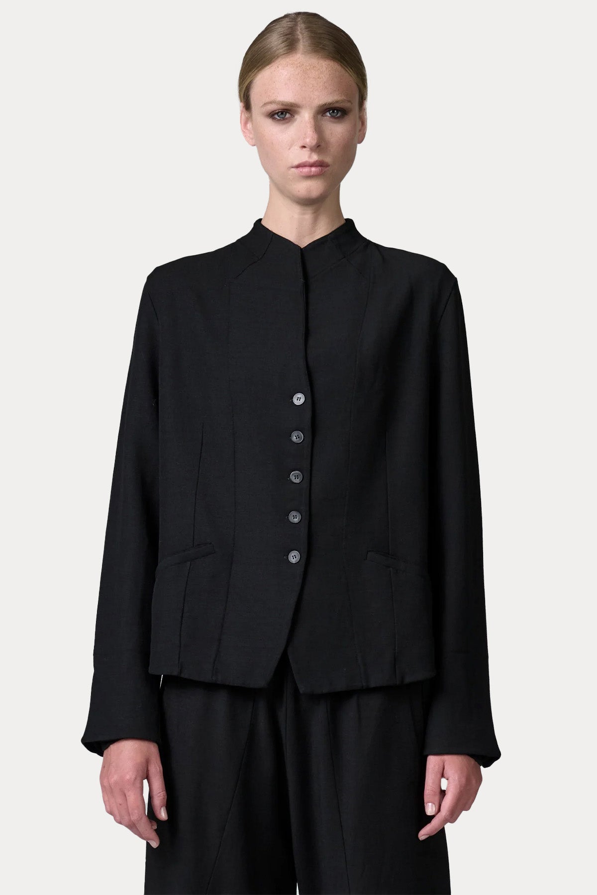 Transit Regular Fit Hakim Yaka Streç Yün Ceket