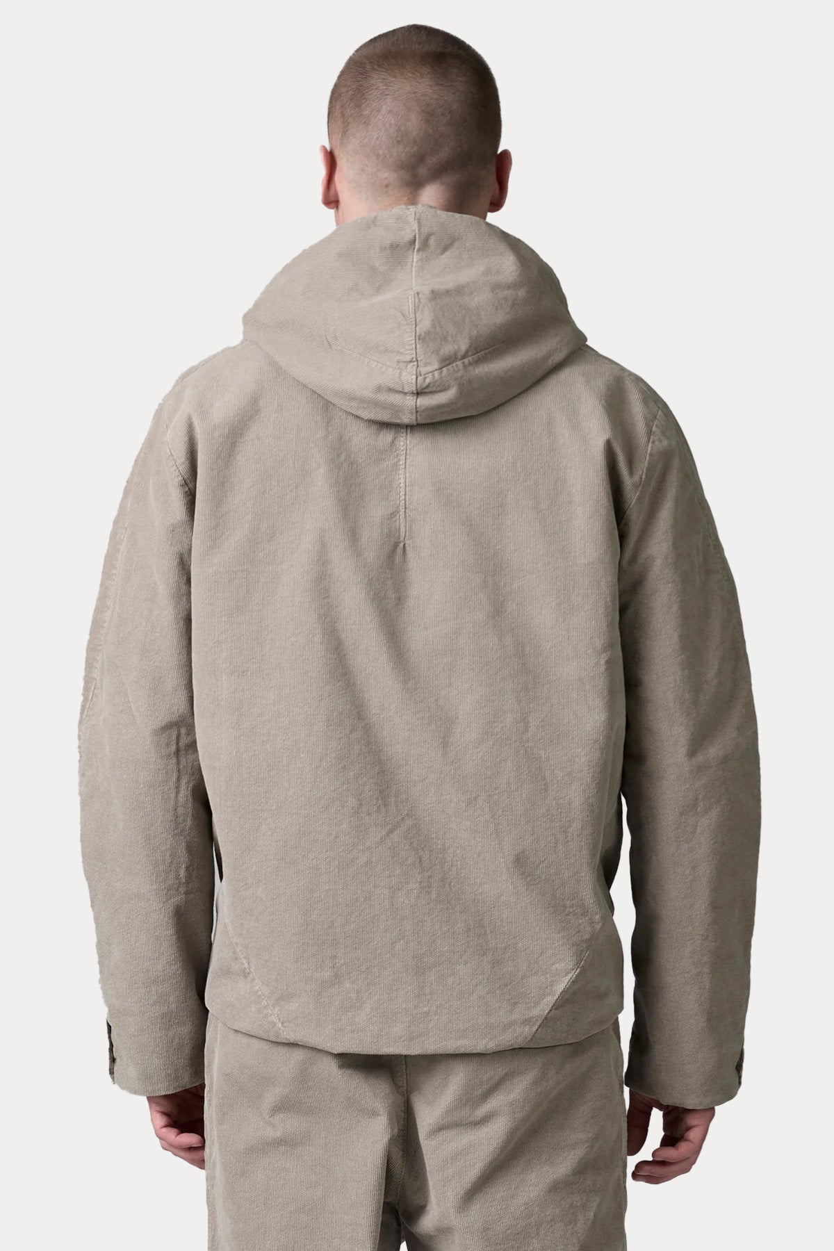 Transit Regular Fit Kapüşonlu Kadife Ceket