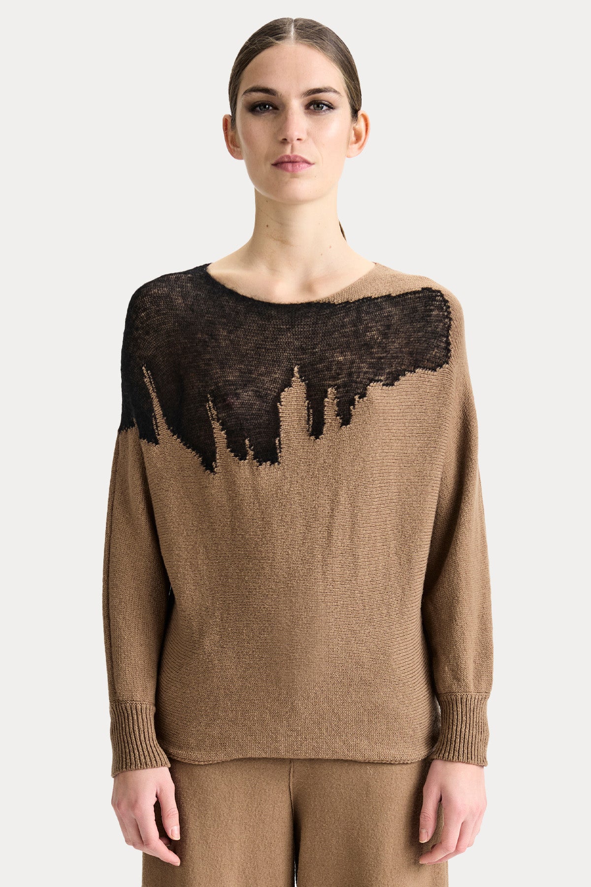 Transit Comfort Fit Örgü Yün Triko