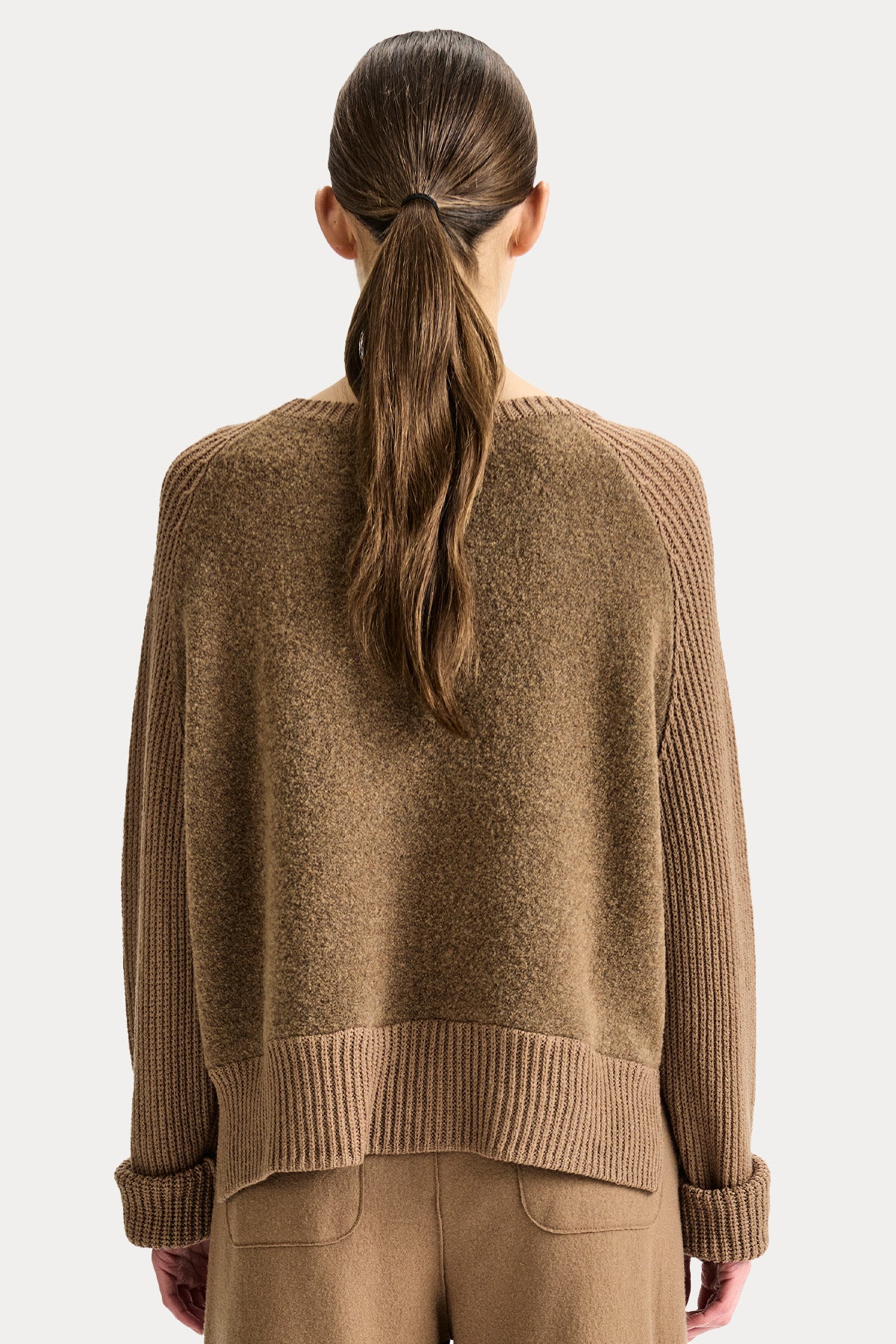 Transit Relaxed Fit Örgü Yün Triko