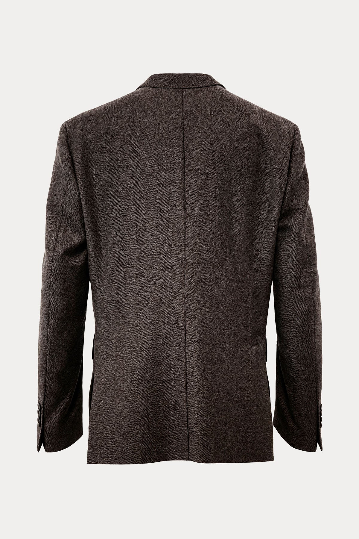 Paoloni Balıksırtı Desenli Yün Blazer Ceket