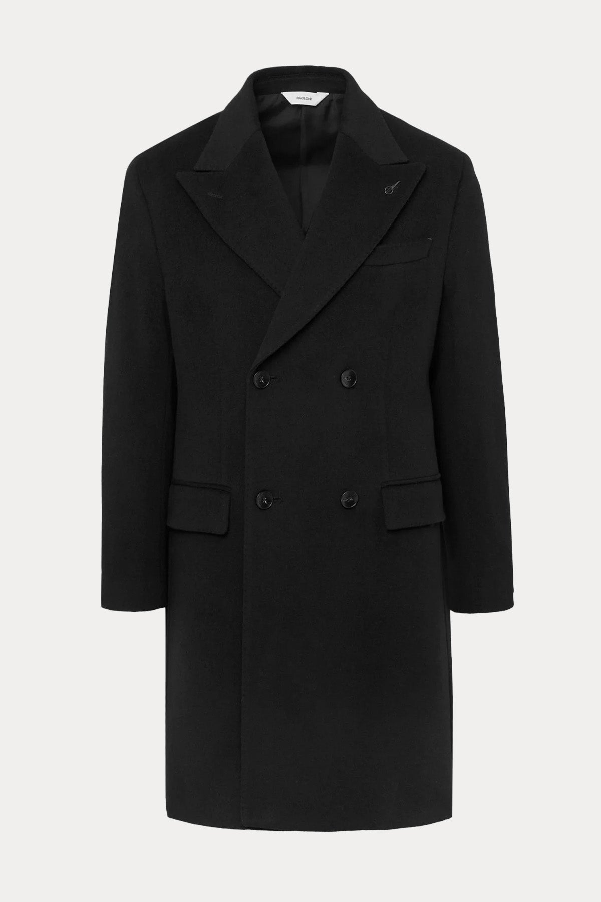 Paoloni Regular Fit Kruvaze Kaşmir Yün Palto
