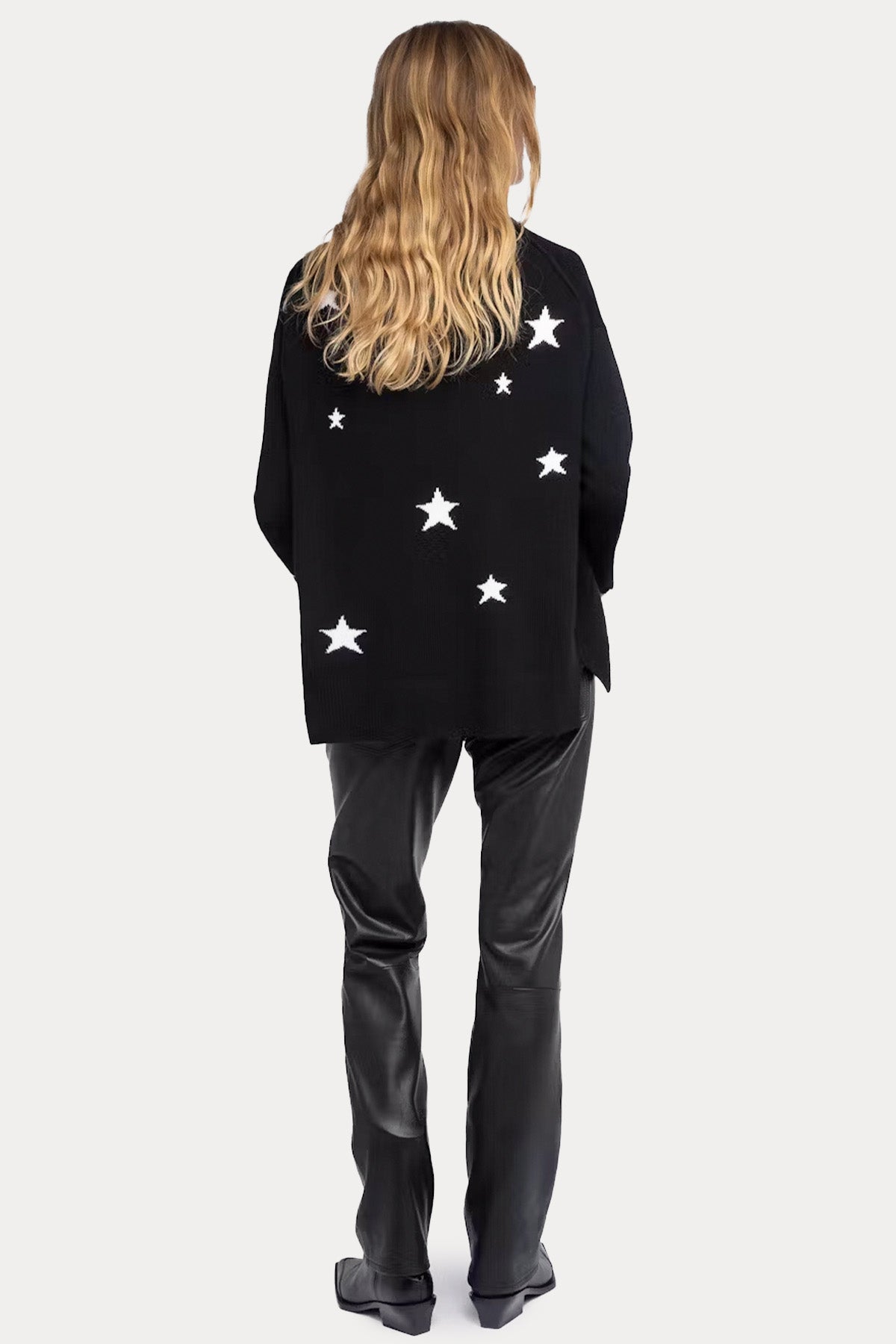 Zadig & Voltaire Comfort Fit Yıldız Logolu Kaşmir Triko Ceket