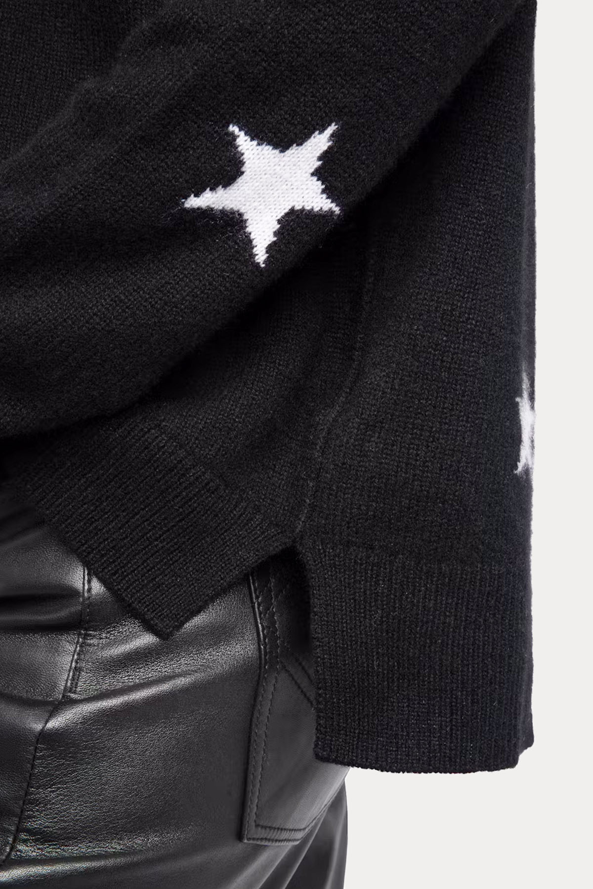 Zadig & Voltaire Comfort Fit Yıldız Logolu Kaşmir Triko Ceket