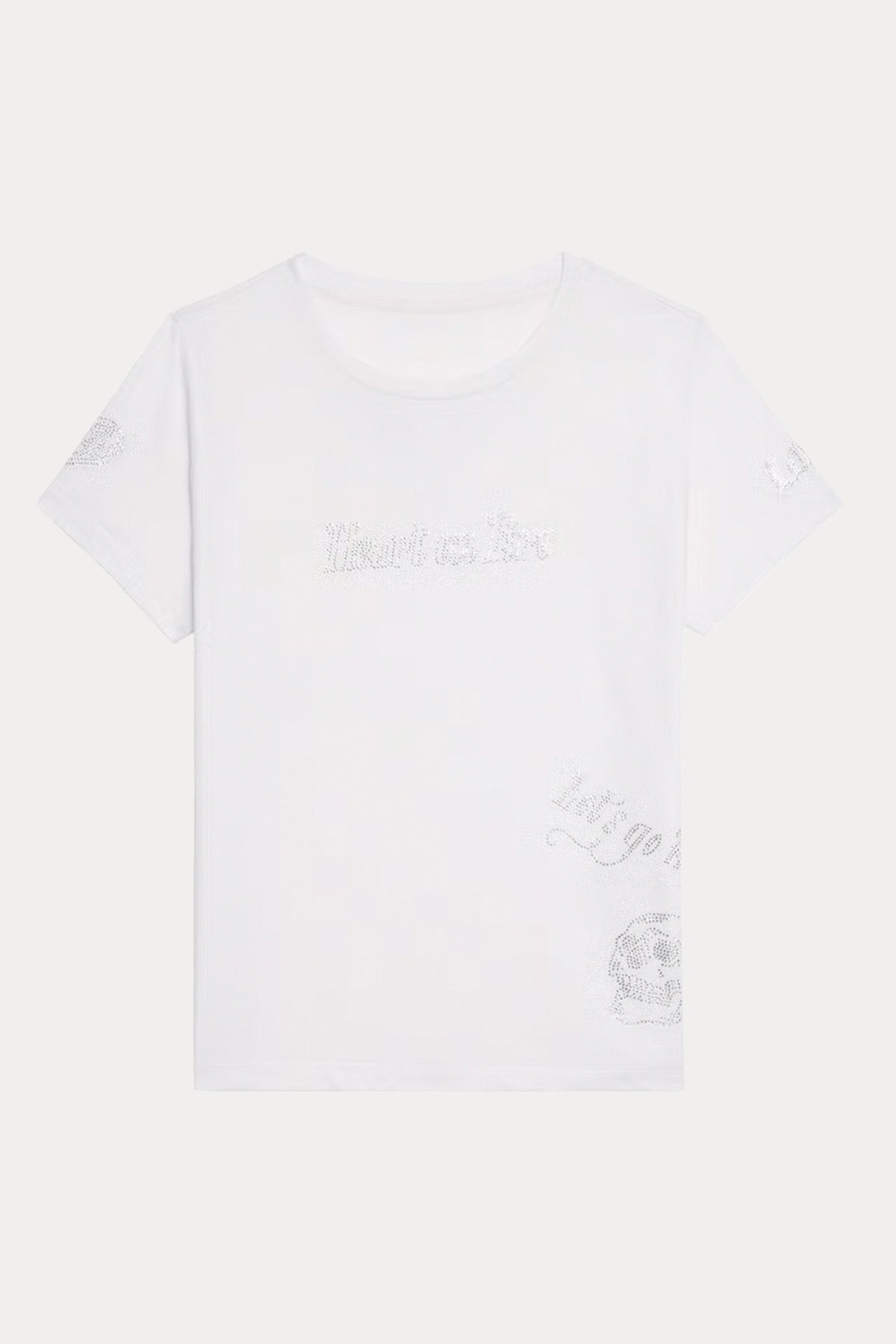 Zadig & Voltaire Regular Fit Trok Logolu Keten T-shirt