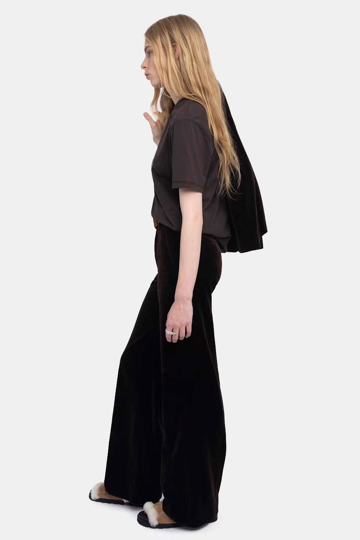 Zadig & Voltaire Relaxed Fit Yuvarlak Yaka Troklu T-shirt