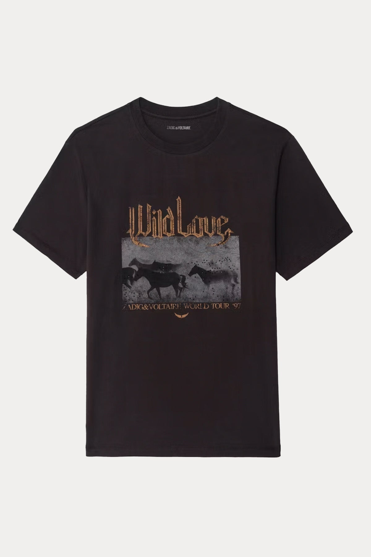 Zadig & Voltaire Relaxed Fit Yuvarlak Yaka Troklu T-shirt