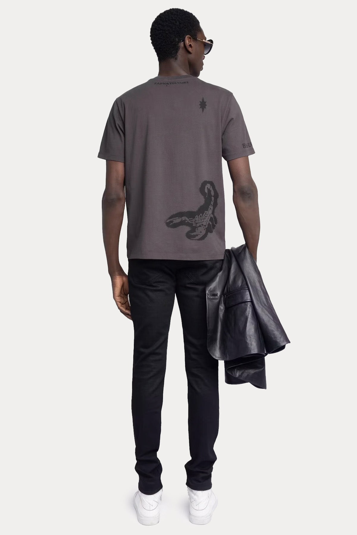 Zadig & Voltaire Relaxed Fit Yuvarlak Yaka Logo Desenli T-shirt