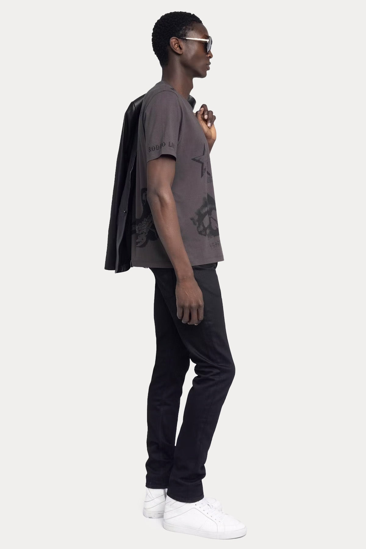 Zadig & Voltaire Relaxed Fit Yuvarlak Yaka Logo Desenli T-shirt